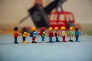 red yellow and blue lego blocks